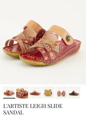 NWT Spring Step L’Artiste Leigh Slide Sandal